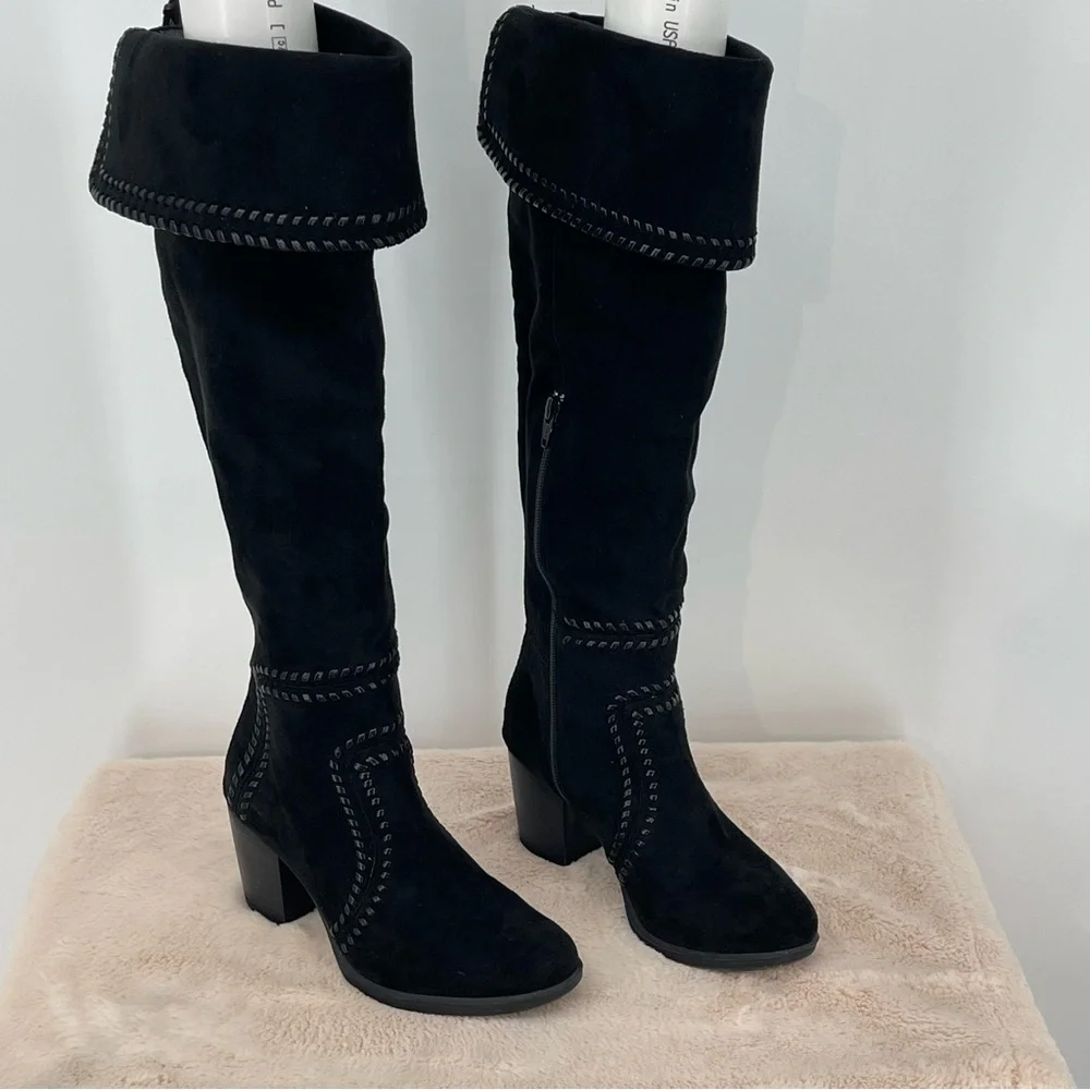 AMERICAN RAG SIZE 7M Black Knee-High Women's Boots